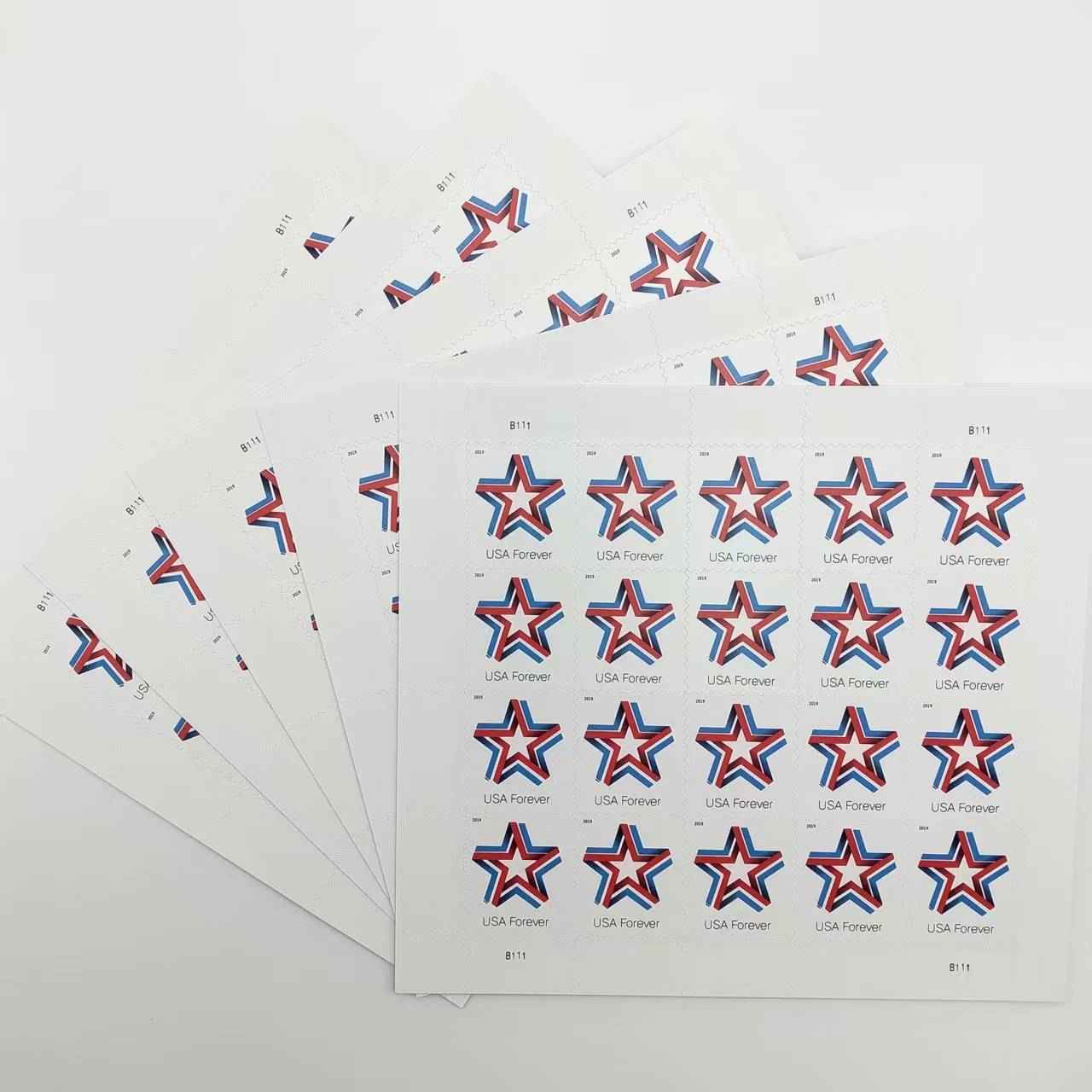 2019 Star Ribbon Forever Stamps 100pcs