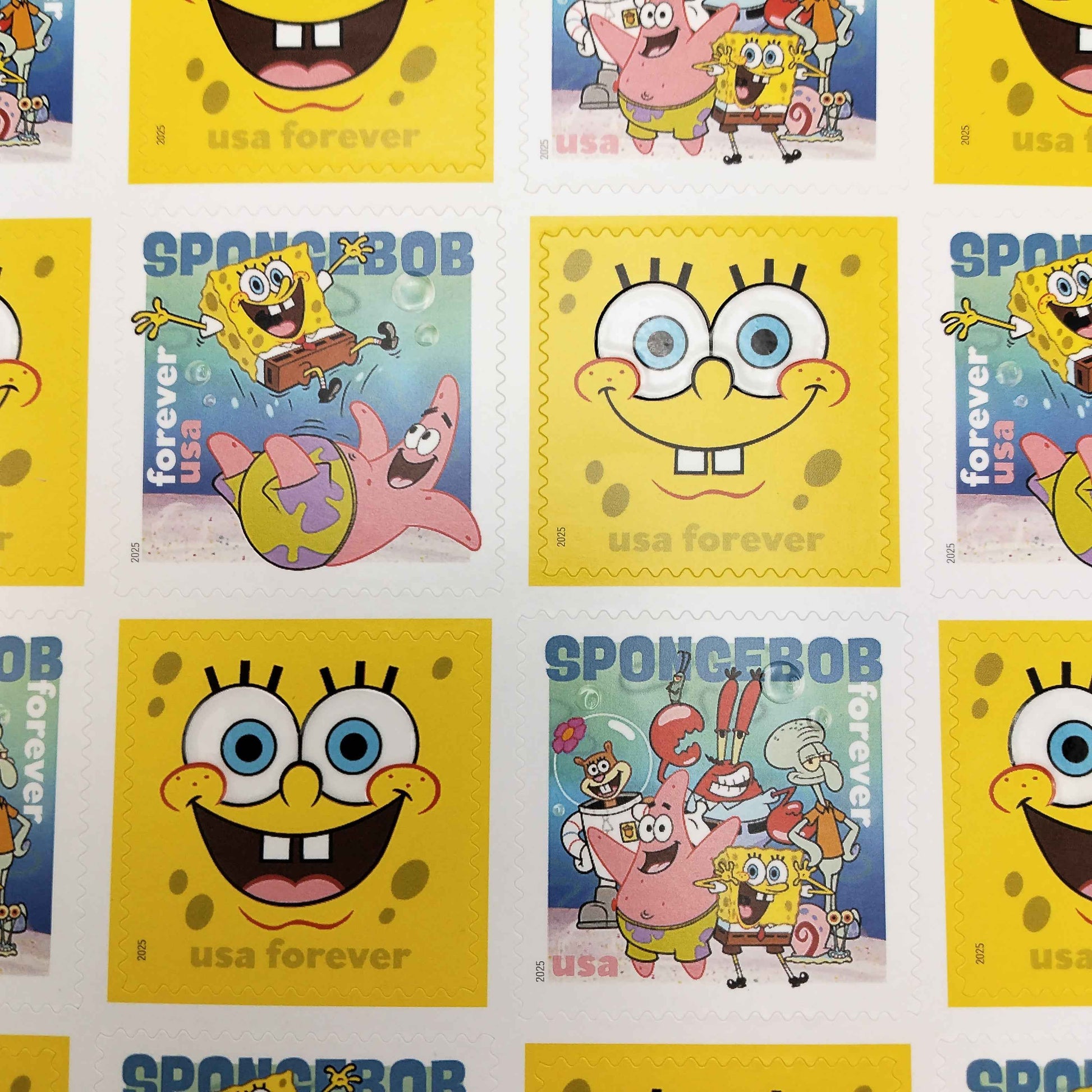 SpongeBob Squarepants Stamps 80pcs