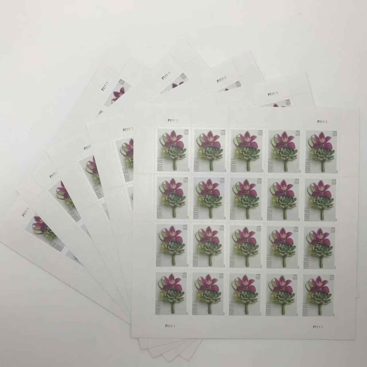 2020 Contemporary Boutonniere Forever Stamps 100pcs