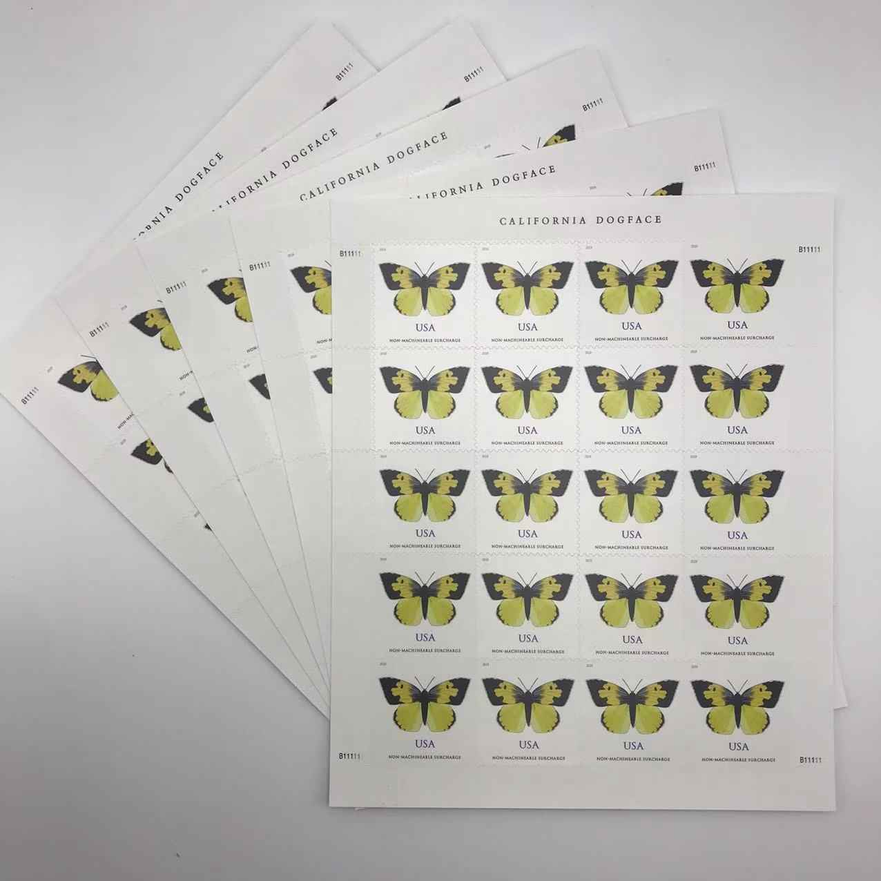 2019 California Butterfly Stamps 100pc