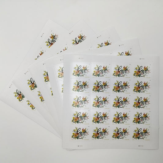 2018 Love Flourishes Forever Stamps 100pcs