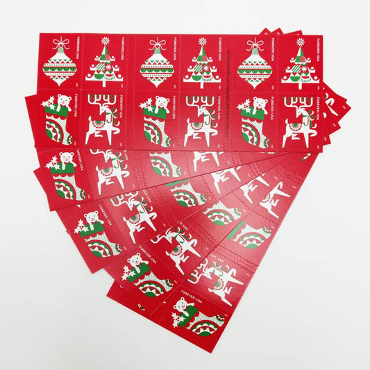 2020 Holiday Fun Christmas Forever Stamps