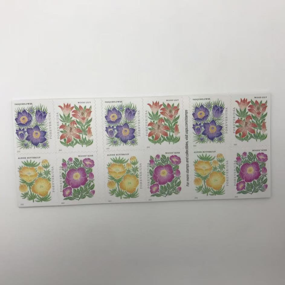 2022 Mountain Flora Forever Stamps 100 pcs