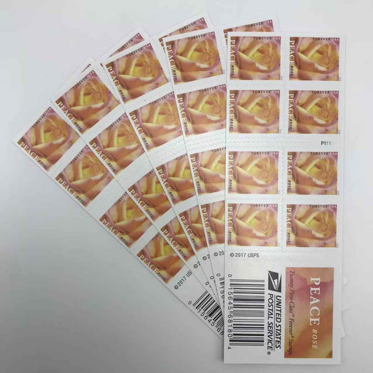 2018 Peace Rose Forever Stamps 100pcs