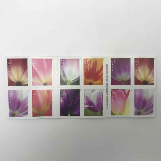 Tulips Blossom Forever Stamps 100pcs