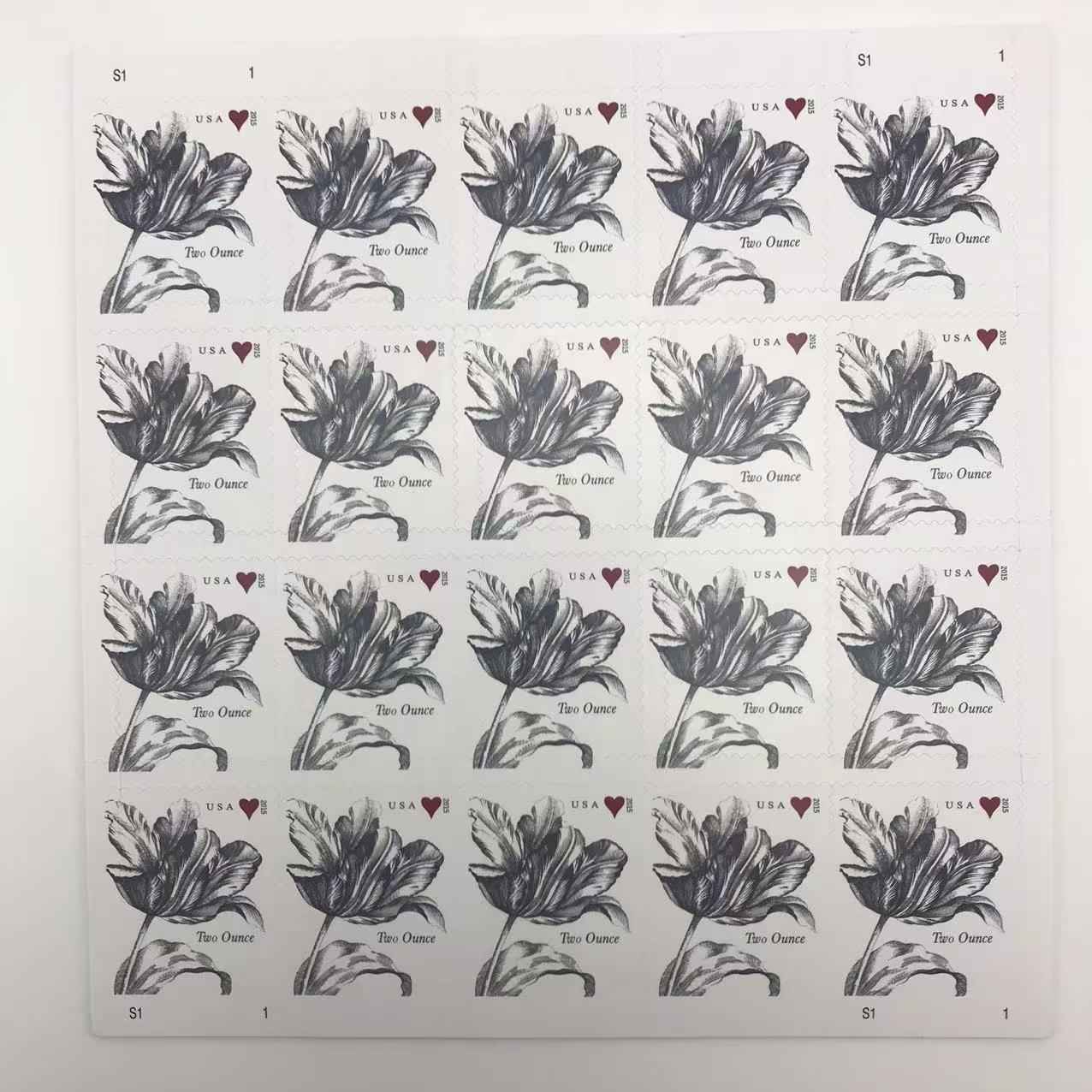 2015 Vintage Tulip Stamps Two-Ounce