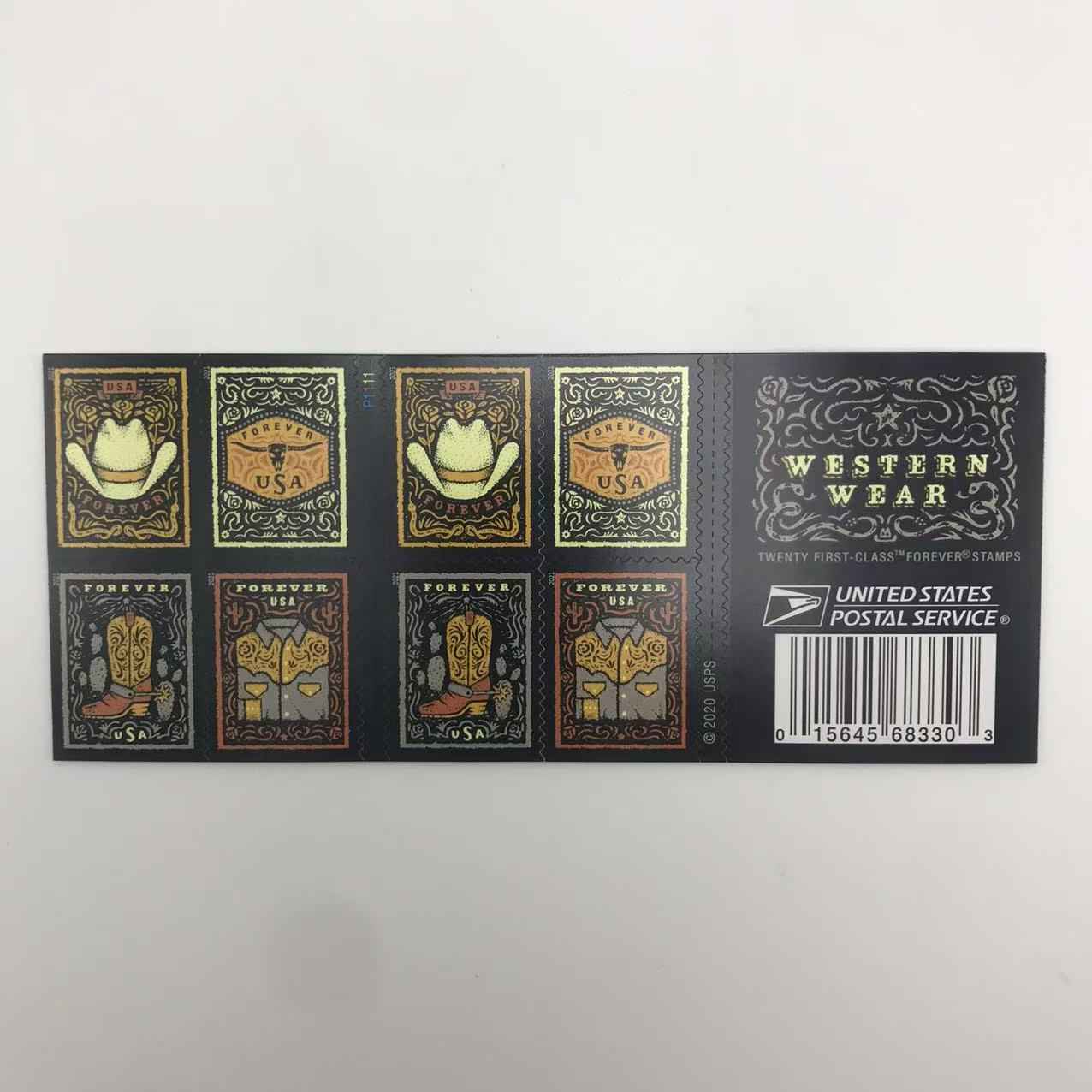 Western Wear 2021 Forever Stamps 100pcs