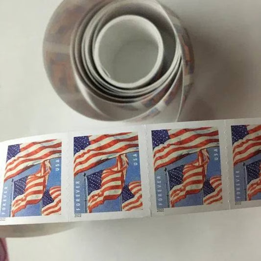 2022 Flag Stamps Rolls 100pcs