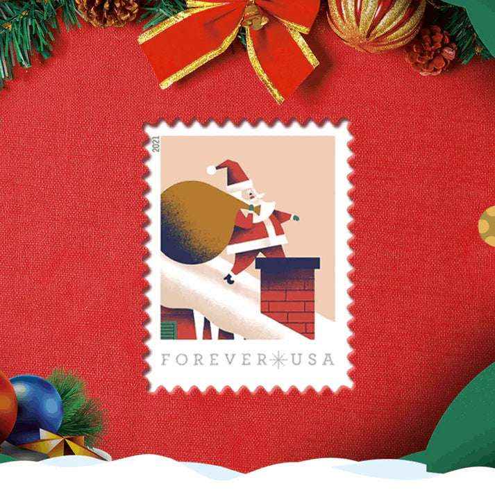 2021 From St. Nicks Christmas Forever Stamps 100pcs