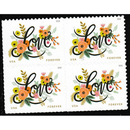 2018 Love Flourishes Forever Stamps 100pcs
