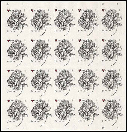 Wedding Vintage Rose Forevre Stamps