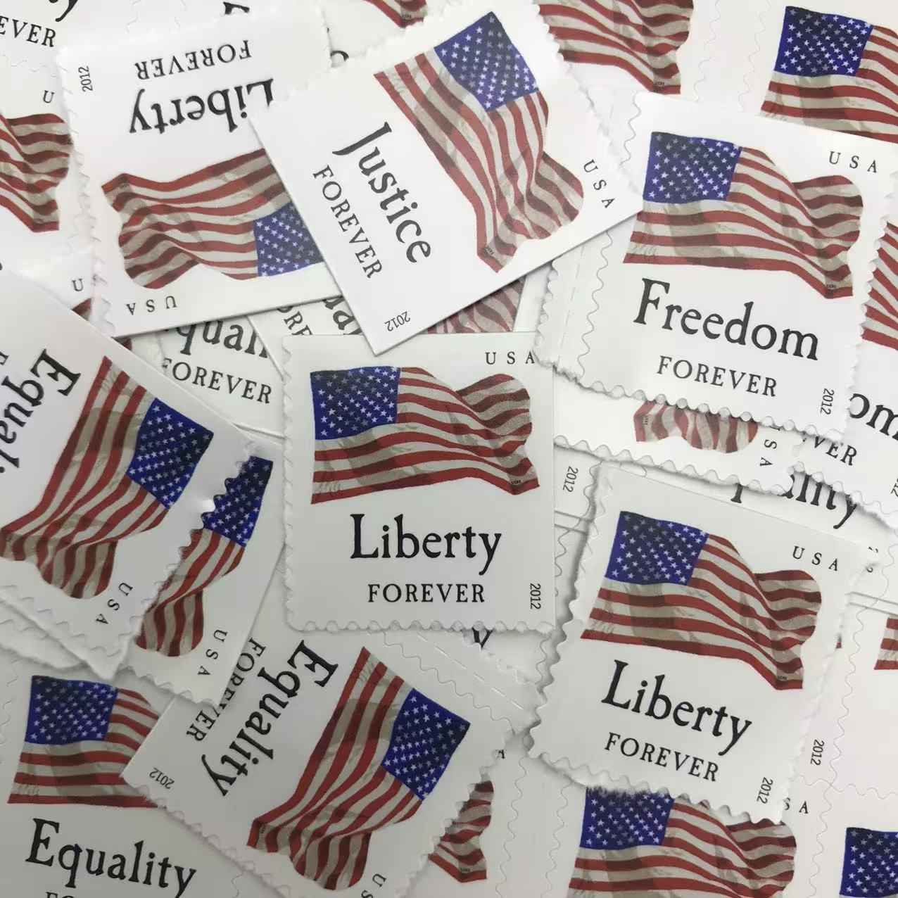 2012 Four Flags Forever Stamp 100pcs