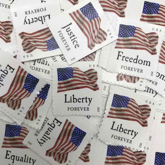 2012 Four Flags Forever Stamp 100pcs