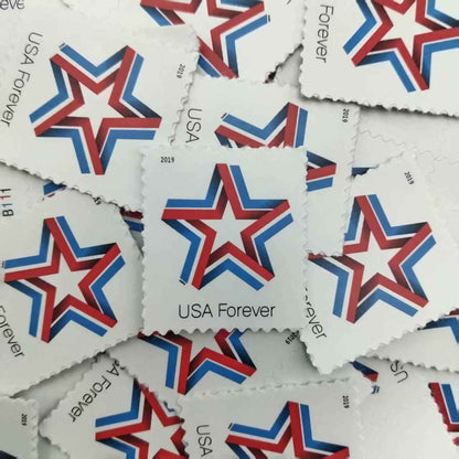 2019 Star Ribbon Forever Stamps 100pcs