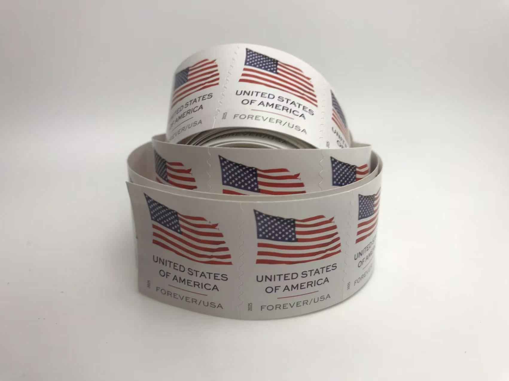 Flag 2025 Forever Stamps Roll