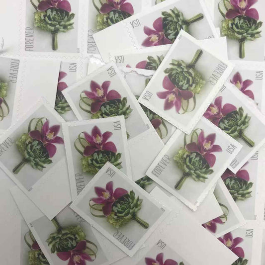 2020 Contemporary Boutonniere Forever Stamps 100pcs