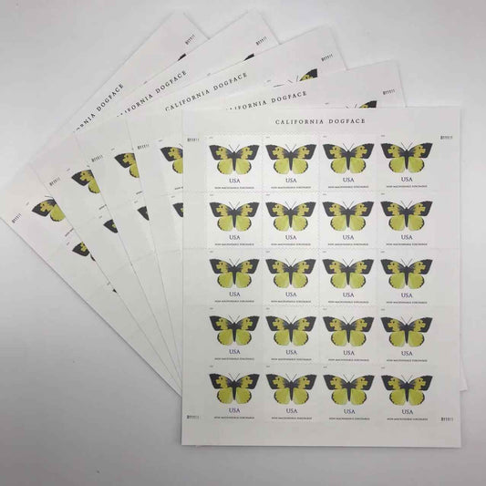 2019 California Butterfly Stamps 100pc