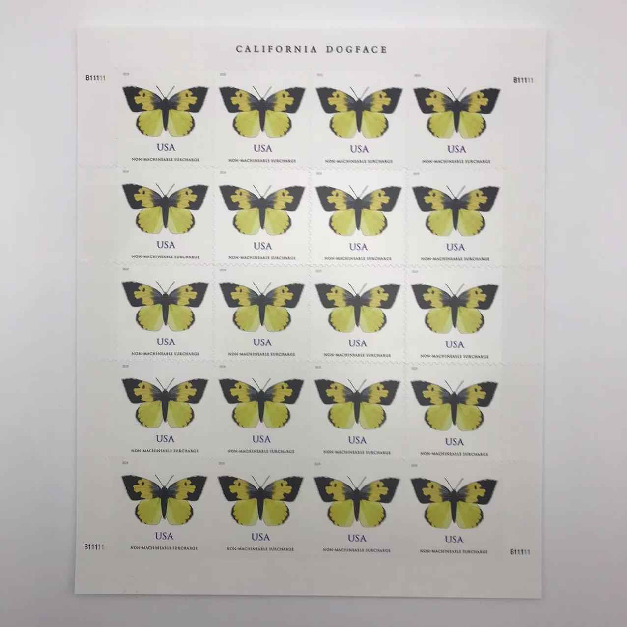 2019 California Butterfly Stamps 100pc