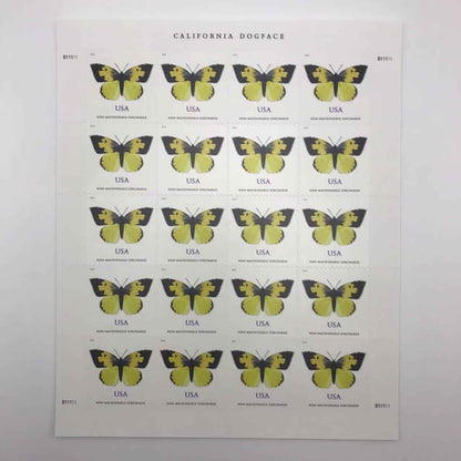 2019 California Butterfly Stamps 100pc
