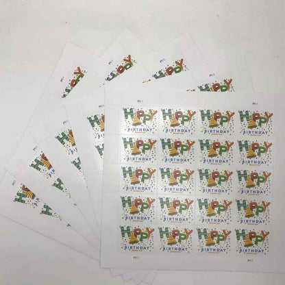 2021 Happy Birthday Forever Stamps 100pcs