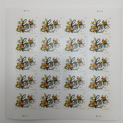 2018 Love Flourishes Forever Stamps 100pcs