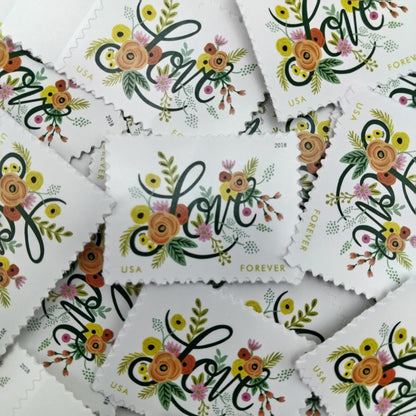 2018 Love Flourishes Forever Stamps 100pcs
