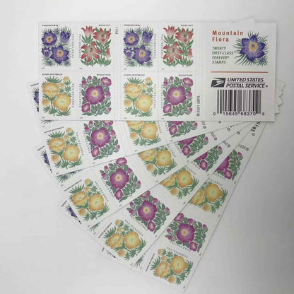 2022 Mountain Flora Forever Stamps 100 pcs
