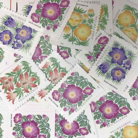 2022 Mountain Flora Forever Stamps 100 pcs