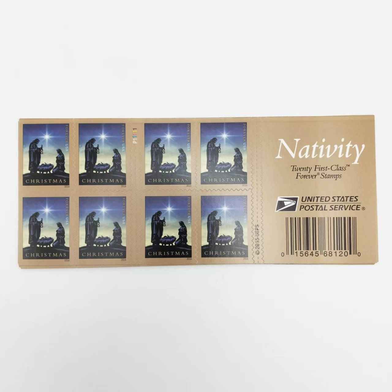 Nativity Stamps 2016 Forever Stamps 100 pcs