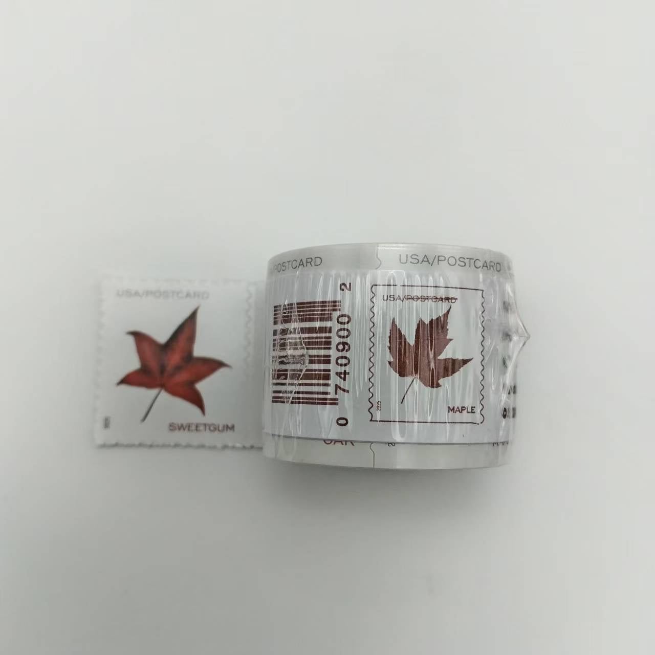 2025 Vibrant Leavea Postcard Rolls 100pcs