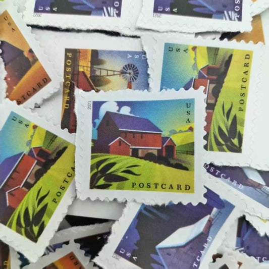 2021 Barn Postcard stamps 100pcs