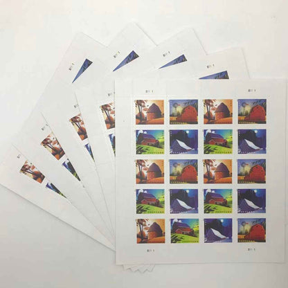 2021 Barn Postcard stamps 100pcs