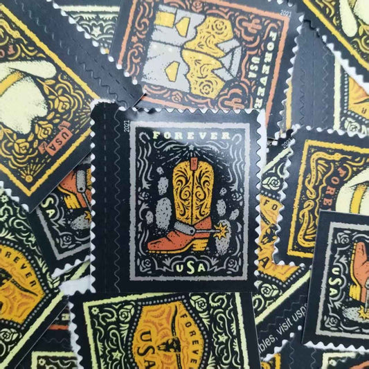 Western Wear 2021 Forever Stamps 100pcs
