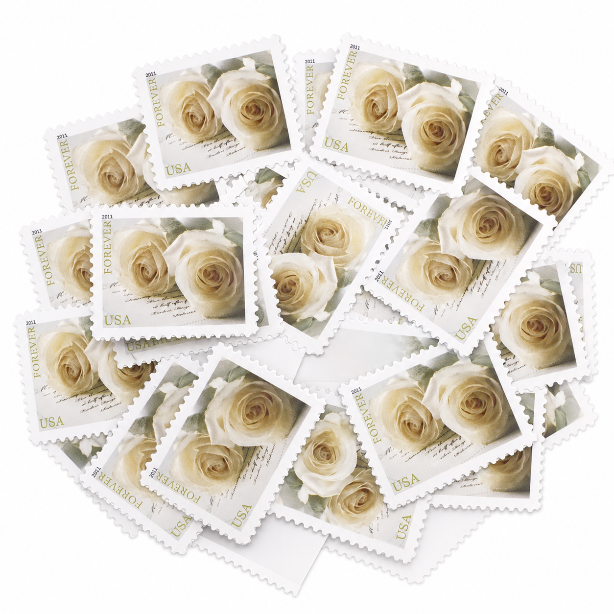 2011 Wedding Roses Forever Stamps